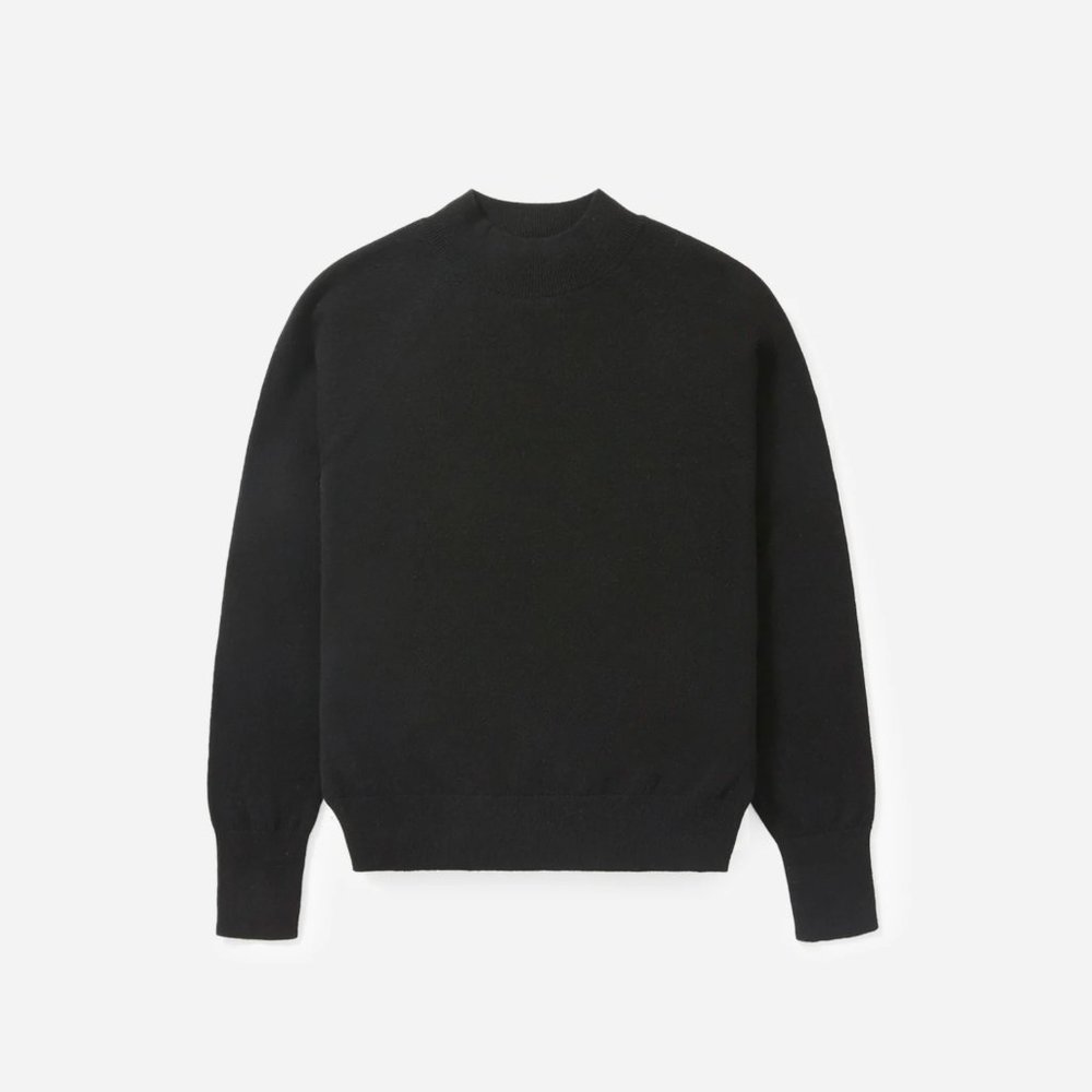 Everlane Cashmere Raglan Mockneck